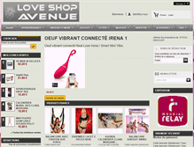 Tablet Screenshot of loveshopavenue.fr